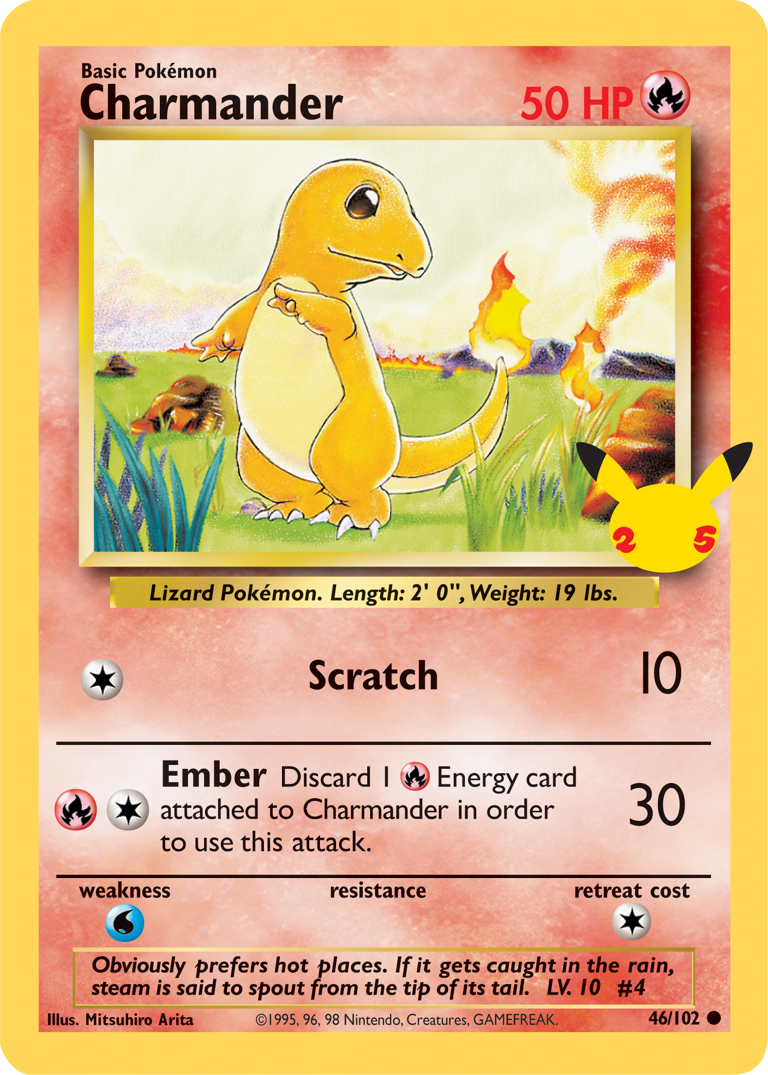 Charmander (46/102) (Jumbo Card) [First Partner Pack] | Card Merchant Takapuna