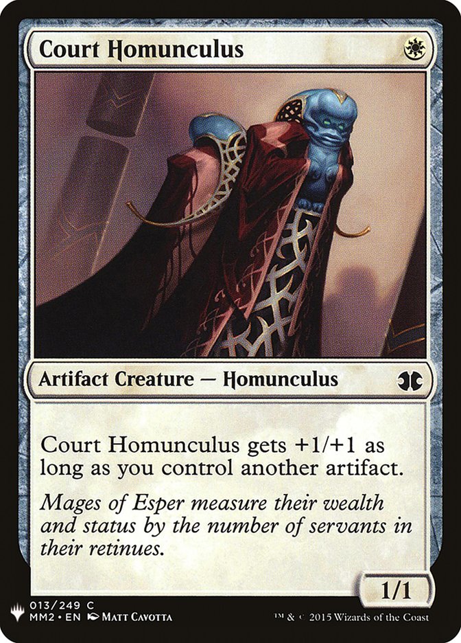 Court Homunculus [Mystery Booster] | Card Merchant Takapuna