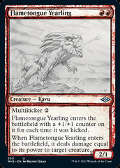 Flametongue Yearling (Sketch) [Modern Horizons 2] | Card Merchant Takapuna