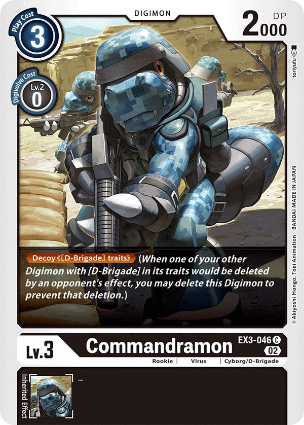 Commandramon [EX3-046] [Draconic Roar] | Card Merchant Takapuna