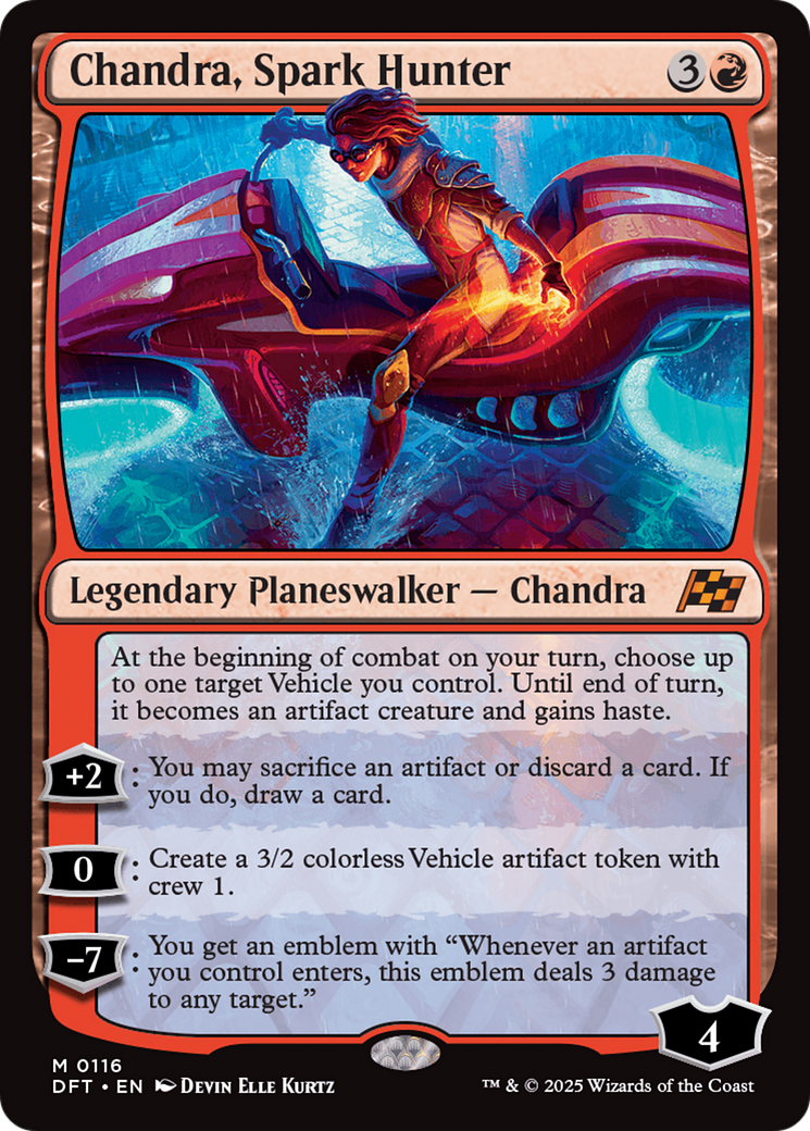 Chandra, Spark Hunter [Aetherdrift] | Card Merchant Takapuna