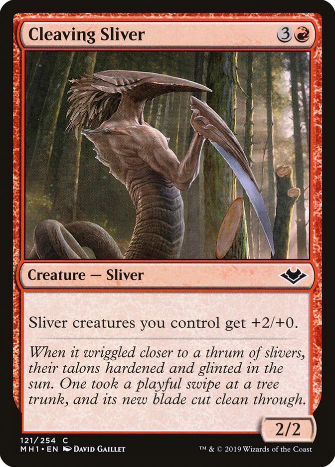 Cleaving Sliver [Modern Horizons] | Card Merchant Takapuna