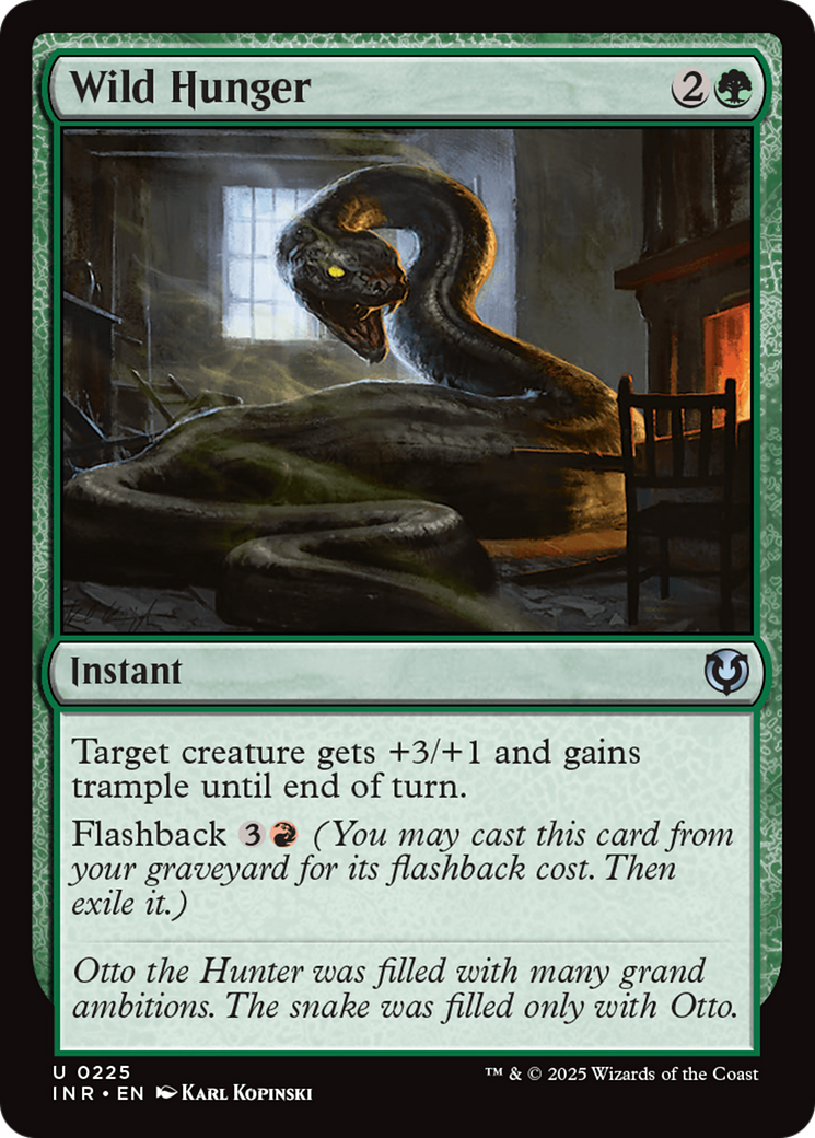 Wild Hunger [Innistrad Remastered] | Card Merchant Takapuna