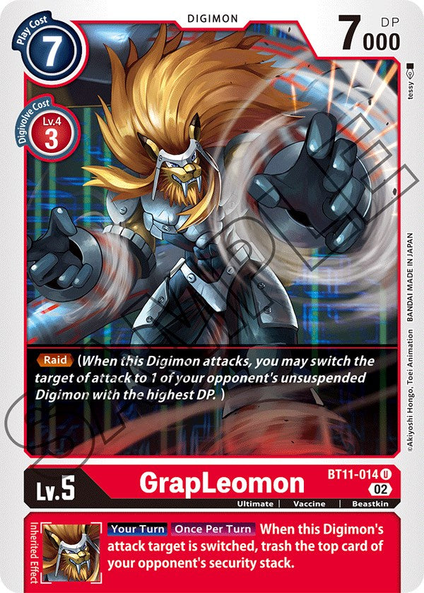 GrapLeomon [BT11-014] [Dimensional Phase] | Card Merchant Takapuna