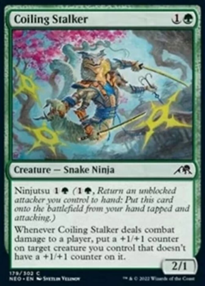 Coiling Stalker [Kamigawa: Neon Dynasty] | Card Merchant Takapuna