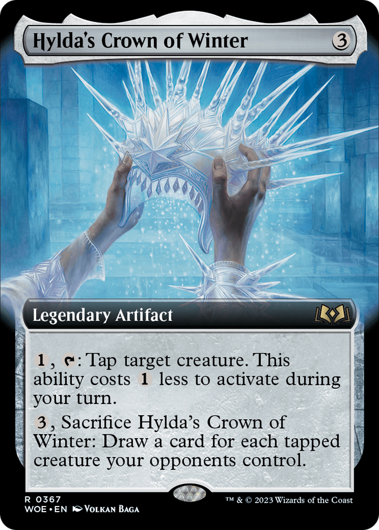 Hylda's Crown of Winter (Extended Art) [Wilds of Eldraine] | Card Merchant Takapuna