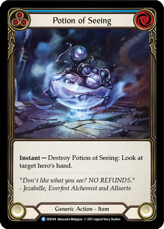 Potion of Seeing [EVR184] (Everfest)  1st Edition Cold Foil | Card Merchant Takapuna