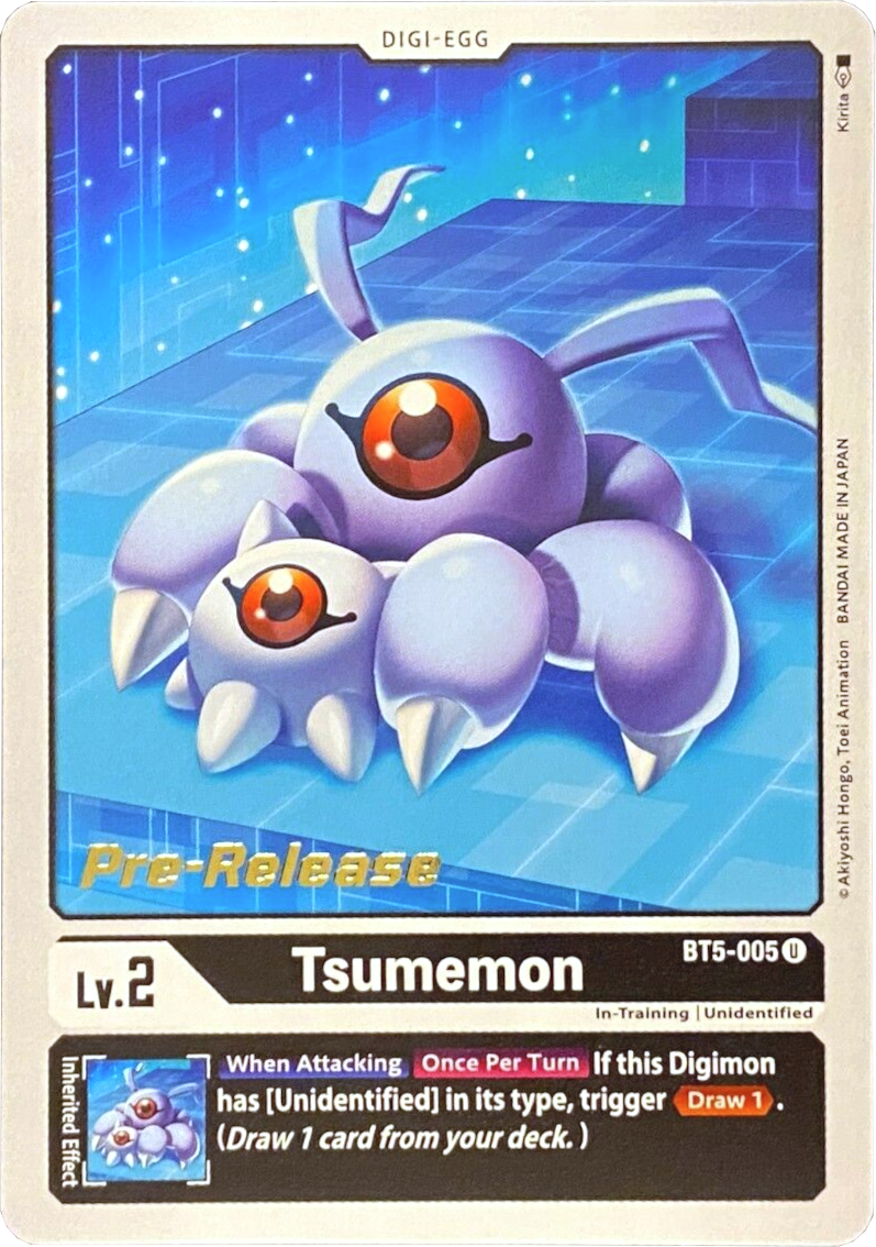 Tsumemon [BT5-005] [Battle of Omni Pre-Release Promos] | Card Merchant Takapuna