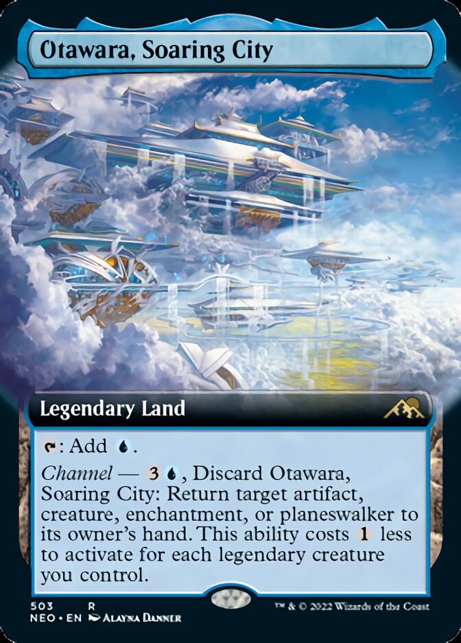 Otawara, Soaring City (Extended Art) [Kamigawa: Neon Dynasty] | Card Merchant Takapuna