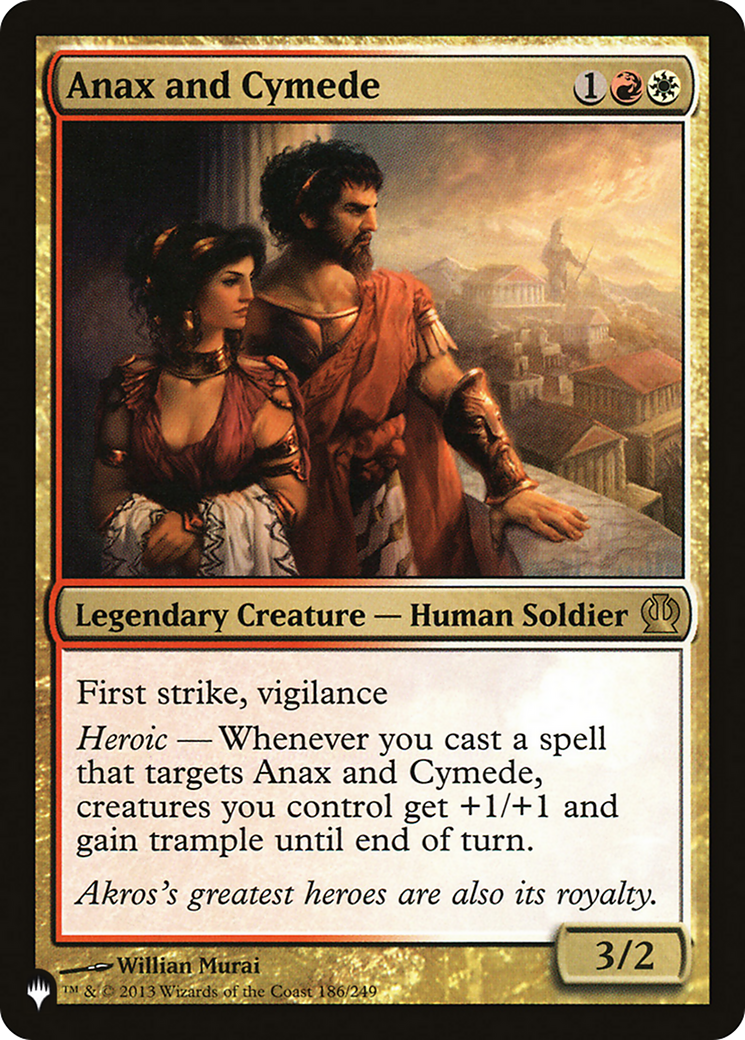 Anax and Cymede [The List] | Card Merchant Takapuna