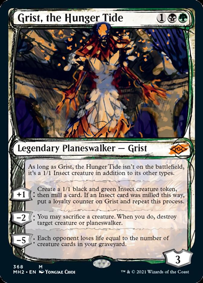 Grist, the Hunger Tide (Sketch) [Modern Horizons 2] | Card Merchant Takapuna