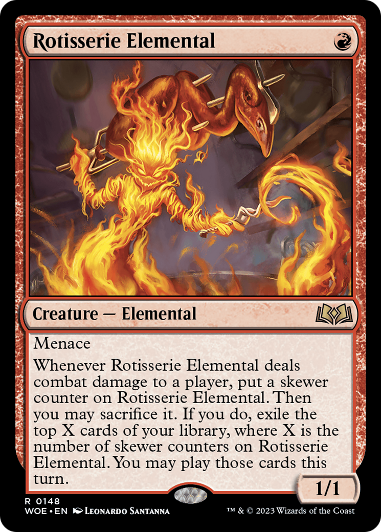 Rotisserie Elemental [Wilds of Eldraine] | Card Merchant Takapuna