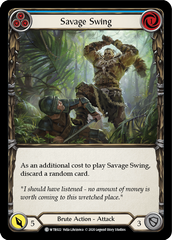 Savage Swing (Blue) [U-WTR022] (Welcome to Rathe Unlimited)  Unlimited Rainbow Foil | Card Merchant Takapuna