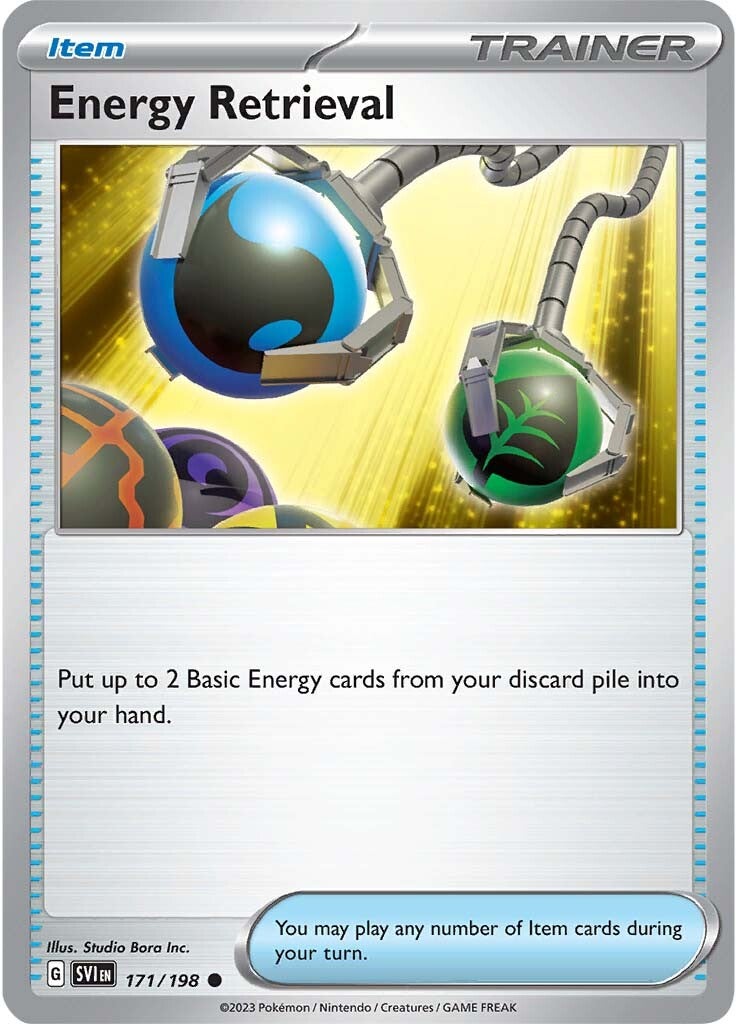 Energy Retrieval (171/198) [Scarlet & Violet: Base Set] | Card Merchant Takapuna