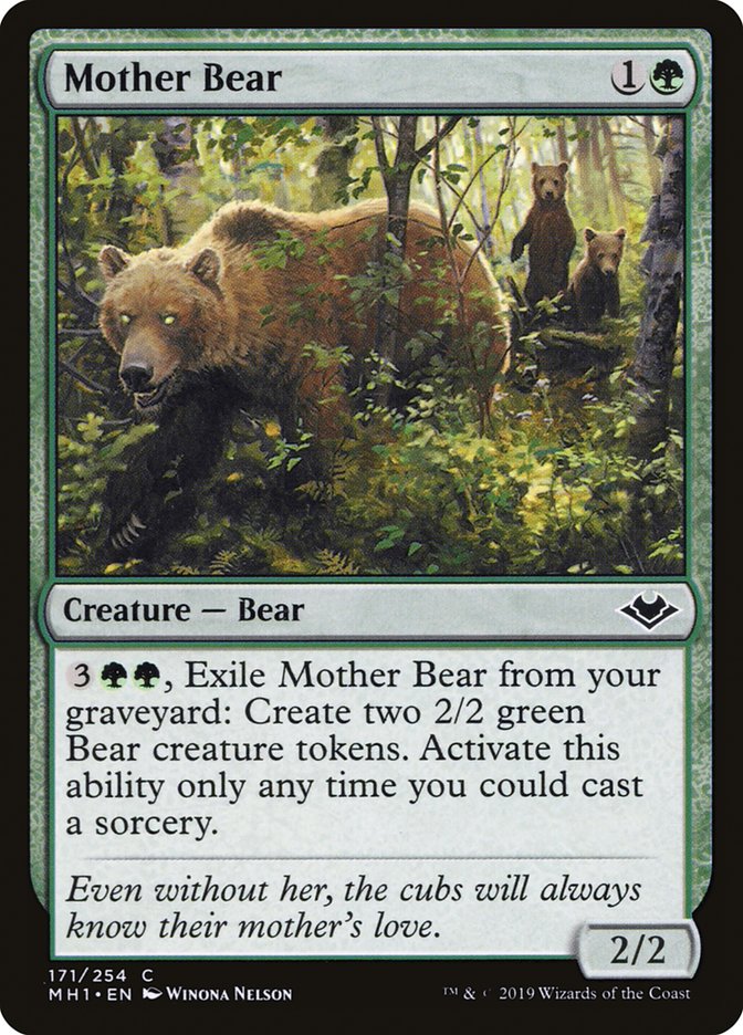 Mother Bear [Modern Horizons] | Card Merchant Takapuna