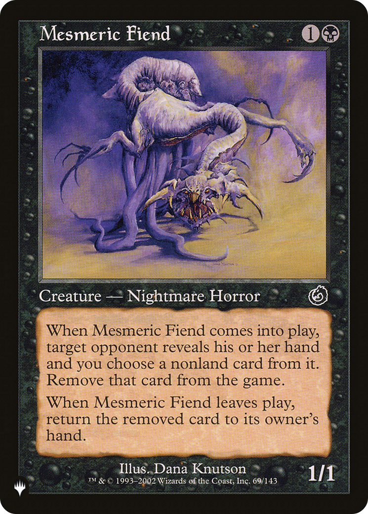 Mesmeric Fiend [The List Reprints] | Card Merchant Takapuna