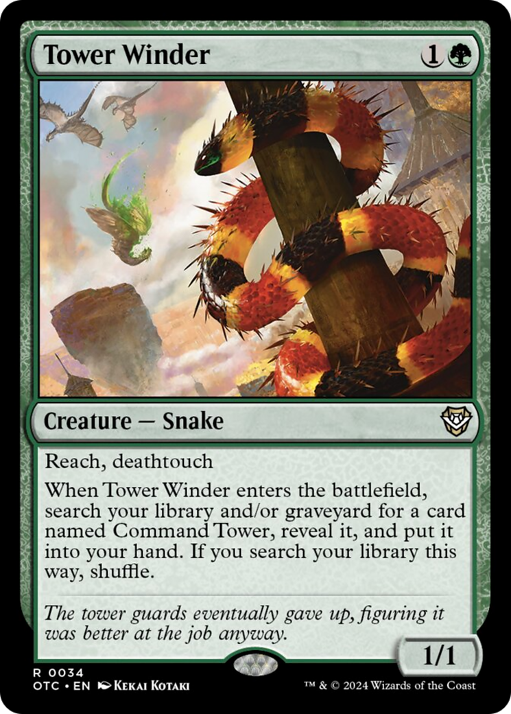 Tower Winder [Outlaws of Thunder Junction Commander] | Card Merchant Takapuna