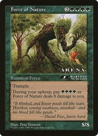 Force of Nature (Oversized) [Oversize Cards] | Card Merchant Takapuna