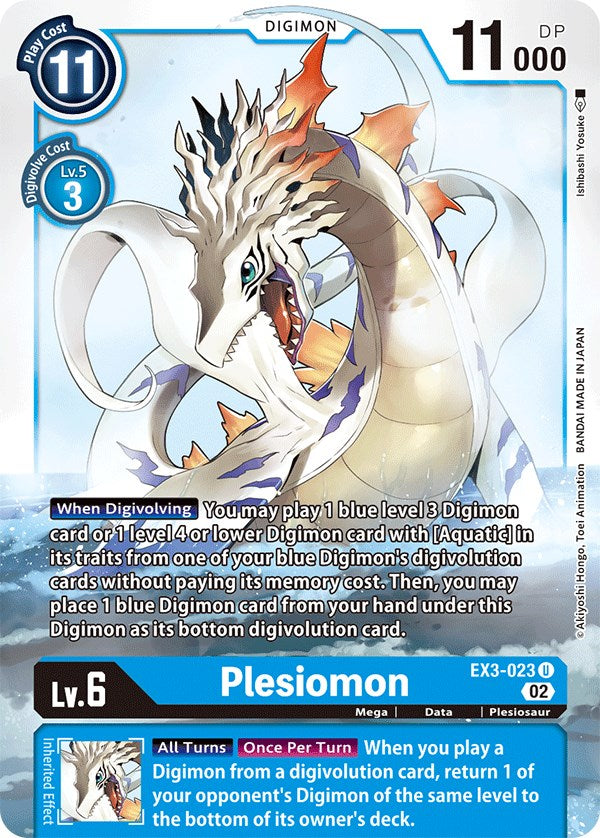 Plesiomon [EX3-023] [Draconic Roar] | Card Merchant Takapuna