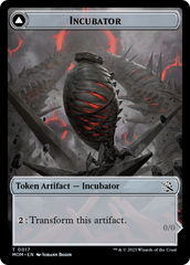 Incubator // Phyrexian (17) Double-Sided Token [March of the Machine Tokens] | Card Merchant Takapuna