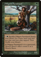 Diligent Farmhand [The List Reprints] | Card Merchant Takapuna