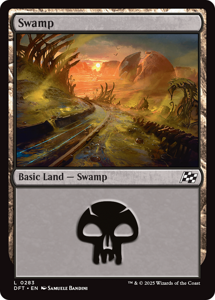 Swamp (0283) [Aetherdrift] | Card Merchant Takapuna