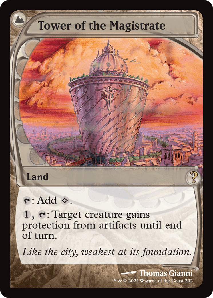 Tower of the Magistrate (Future Sight) [Mystery Booster 2] | Card Merchant Takapuna