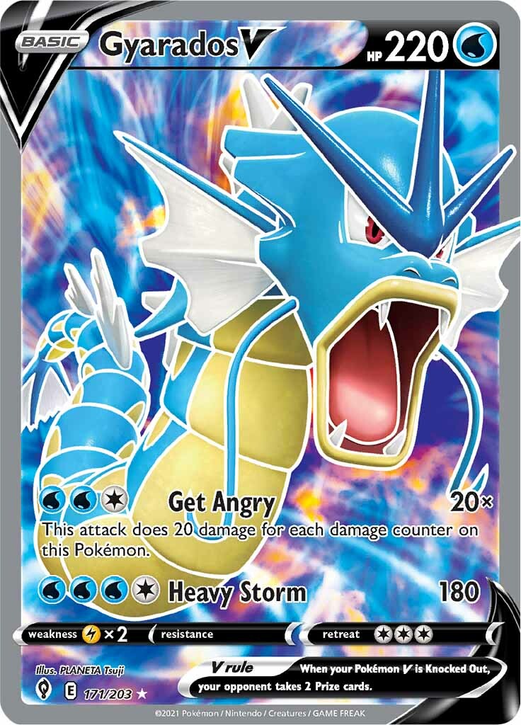 Gyarados V (171/203) [Sword & Shield: Evolving Skies] | Card Merchant Takapuna