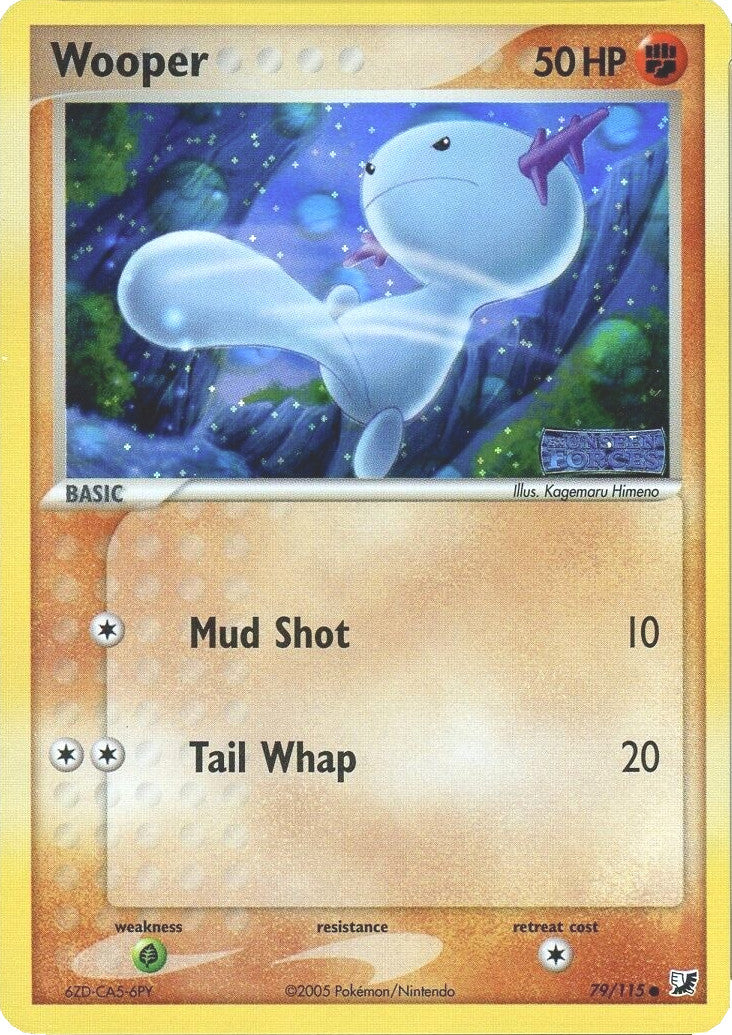 Wooper (79/115) (Stamped) [EX: Unseen Forces] | Card Merchant Takapuna