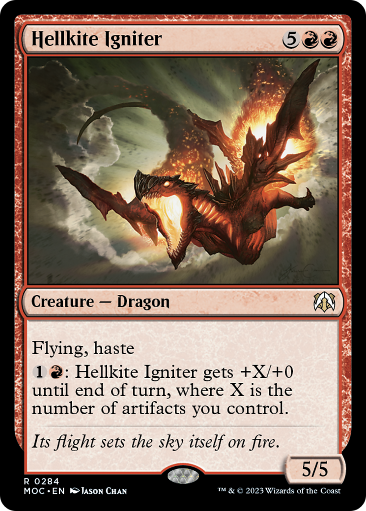 Hellkite Igniter [March of the Machine Commander] | Card Merchant Takapuna