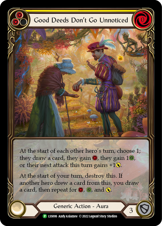 Good Deeds Don't Go Unnoticed [LSS006] (Promo)  Rainbow Foil | Card Merchant Takapuna