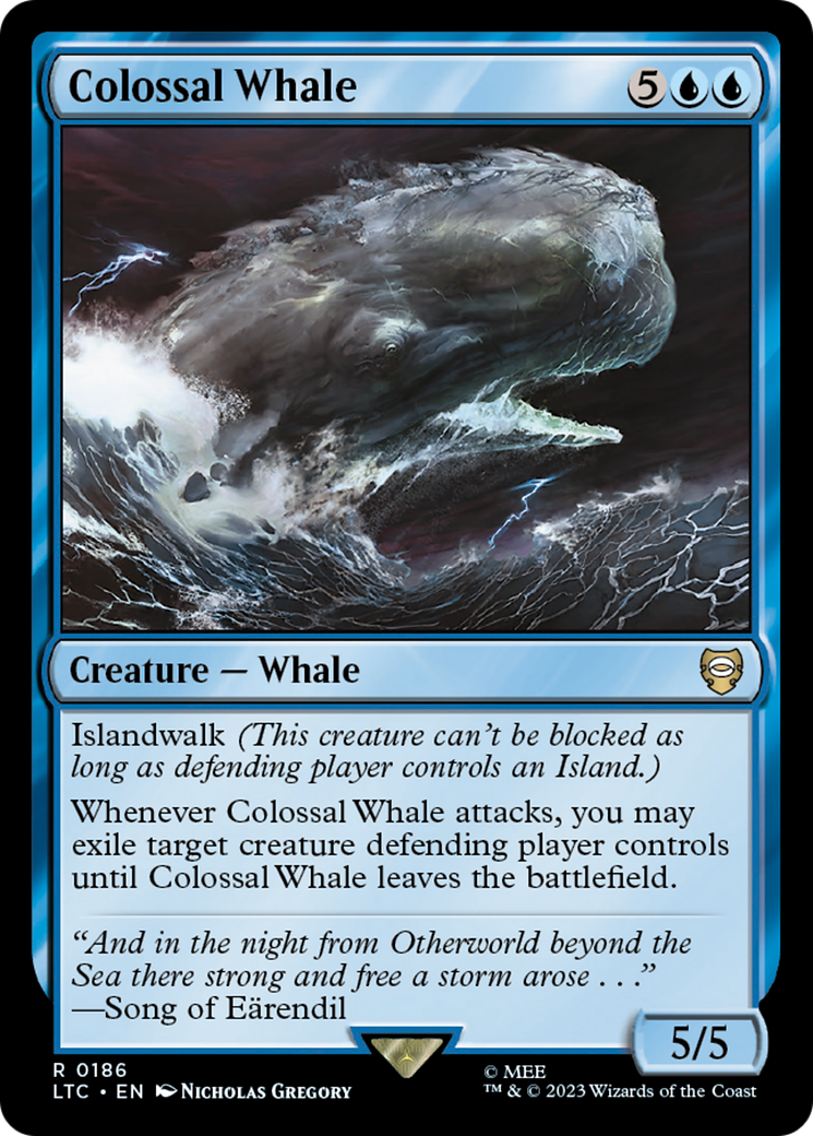 Colossal Whale [The Lord of the Rings: Tales of Middle-Earth Commander] | Card Merchant Takapuna