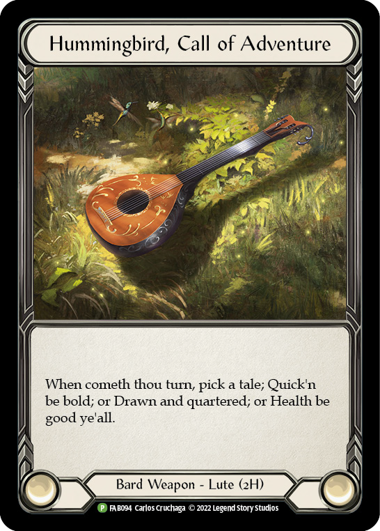 Hummingbird, Call of Adventure [FAB094] (Promo)  Cold Foil | Card Merchant Takapuna