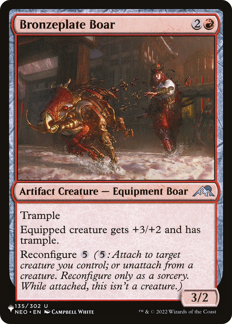 Bronzeplate Boar [The List] | Card Merchant Takapuna