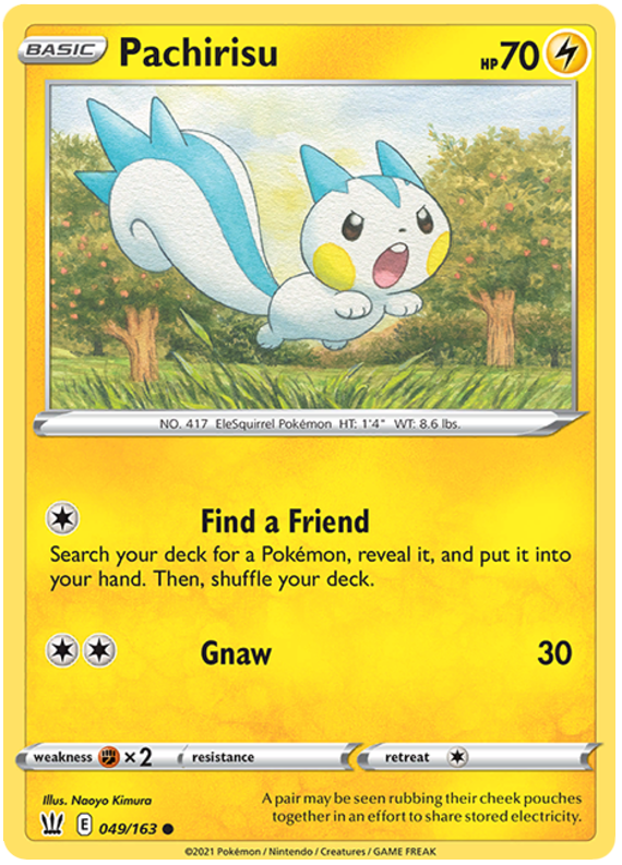 Pachirisu (049/163) [Sword & Shield: Battle Styles] | Card Merchant Takapuna