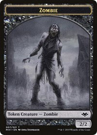 Zombie // Golem Double-Sided Token [Modern Horizons Tokens] | Card Merchant Takapuna