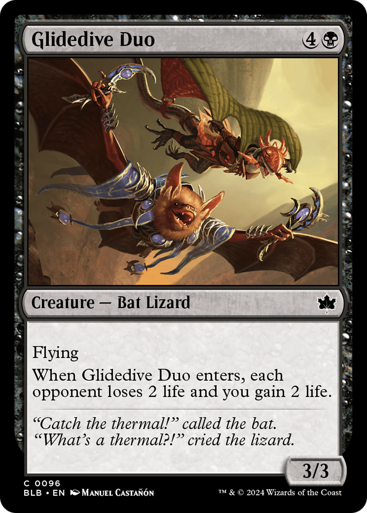 Glidedive Duo [Bloomburrow] | Card Merchant Takapuna