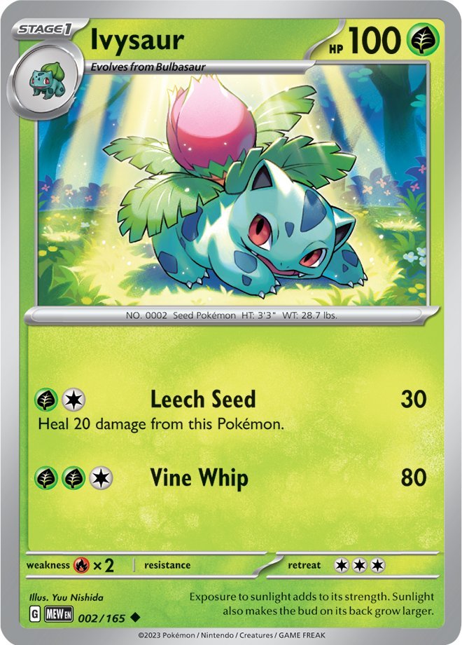 Ivysaur (002/165) [Scarlet & Violet 151] | Card Merchant Takapuna