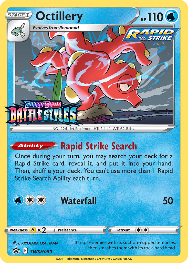 Octillery (SWSH089) (Prerelease Promo) [Sword & Shield: Black Star Promos] | Card Merchant Takapuna