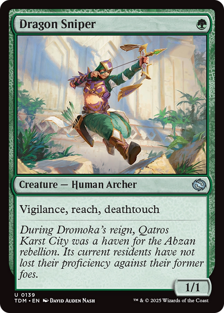 Dragon Sniper [Tarkir: Dragonstorm] | Card Merchant Takapuna