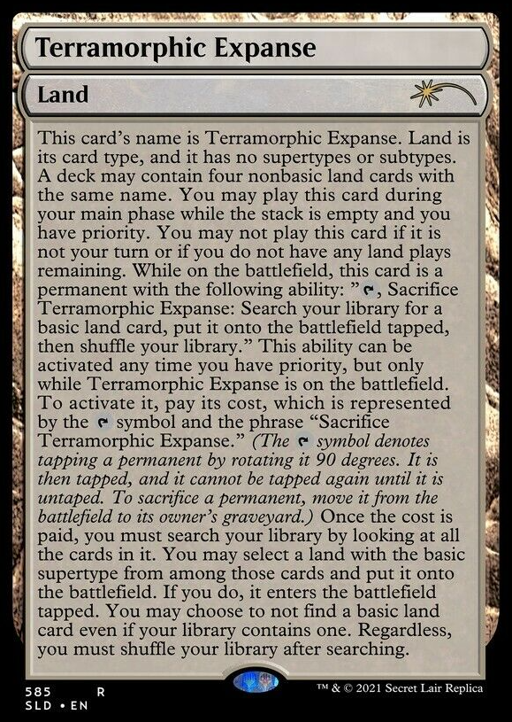 Terramorphic Expanse (Full Text) [Secret Lair Drop Promos] | Card Merchant Takapuna