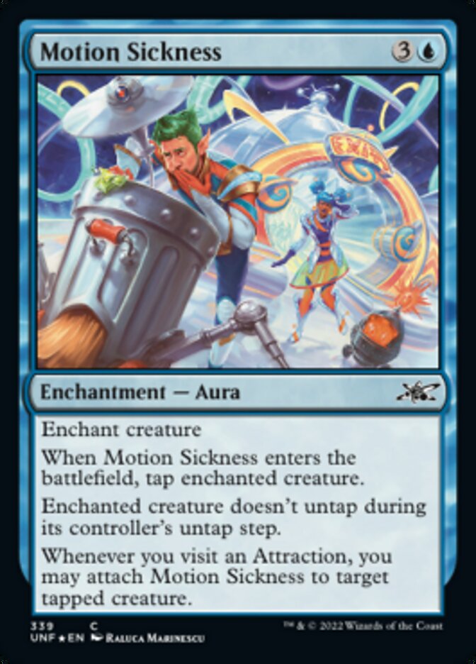 Motion Sickness (Galaxy Foil) [Unfinity] | Card Merchant Takapuna