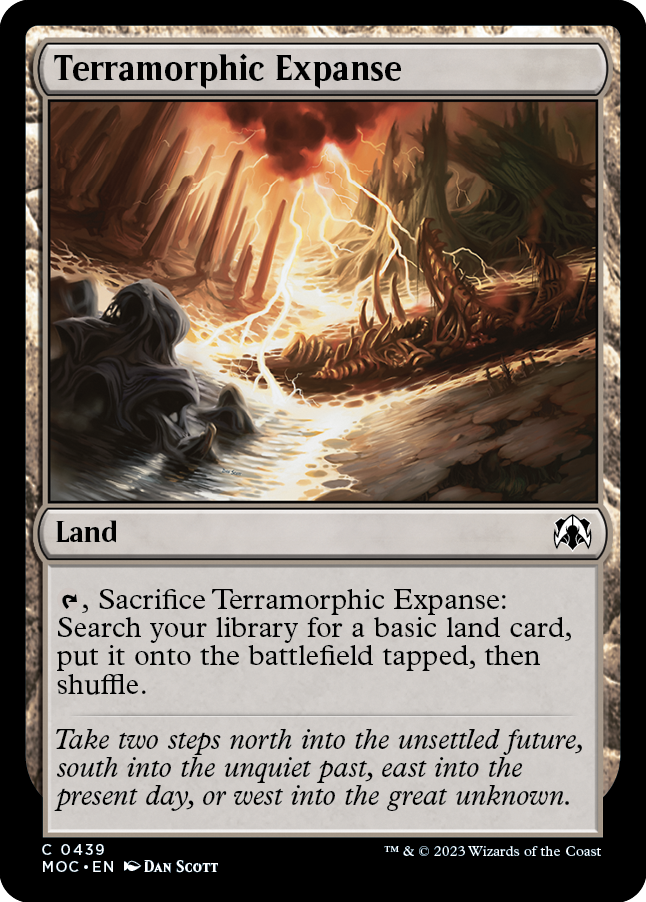 Terramorphic Expanse [March of the Machine Commander] | Card Merchant Takapuna