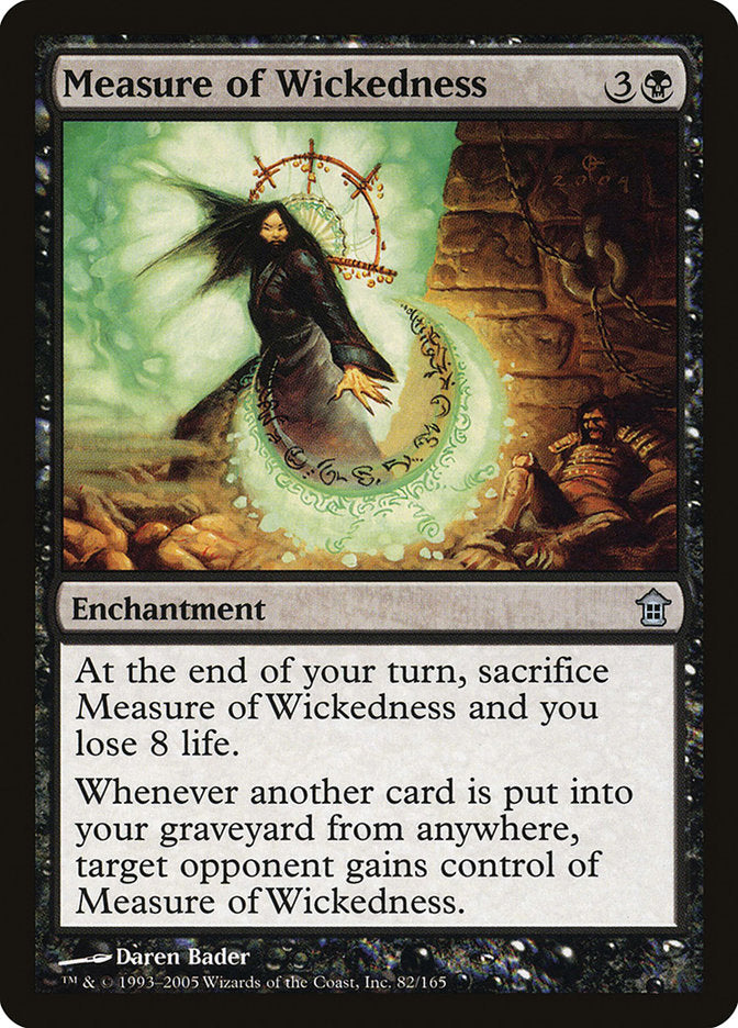 Measure of Wickedness [Saviors of Kamigawa] | Card Merchant Takapuna