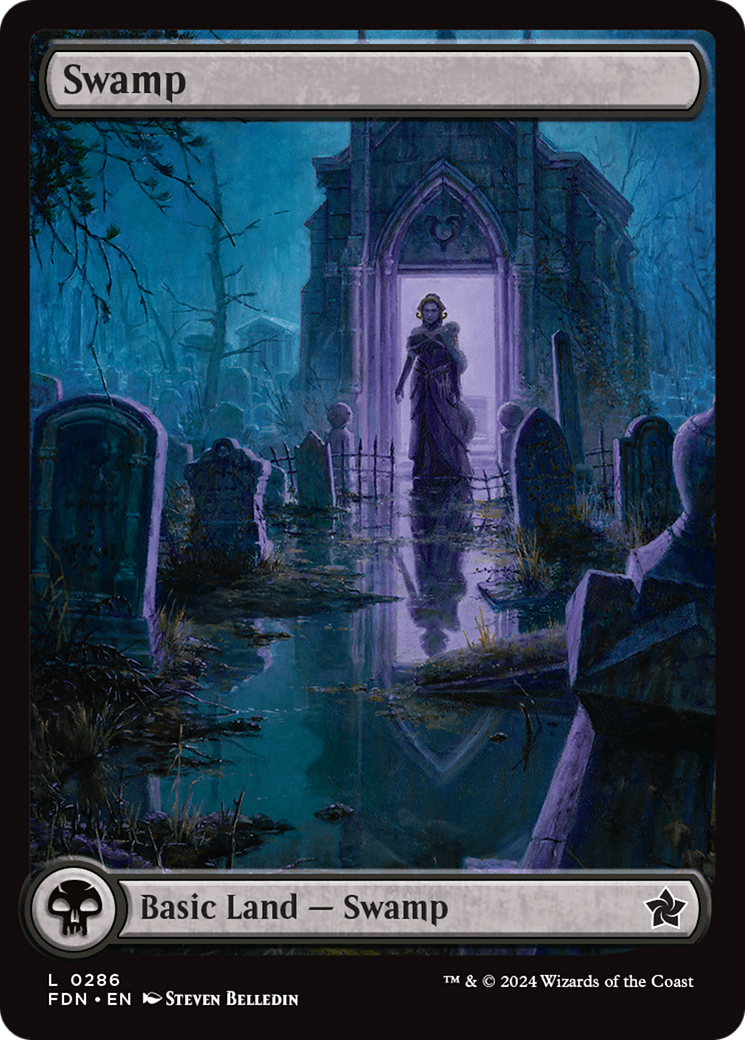 Swamp (0286) [Foundations] | Card Merchant Takapuna