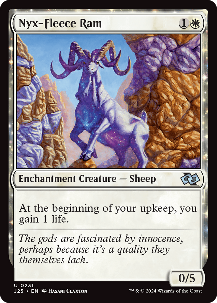 Nyx-Fleece Ram [Foundations Jumpstart] | Card Merchant Takapuna