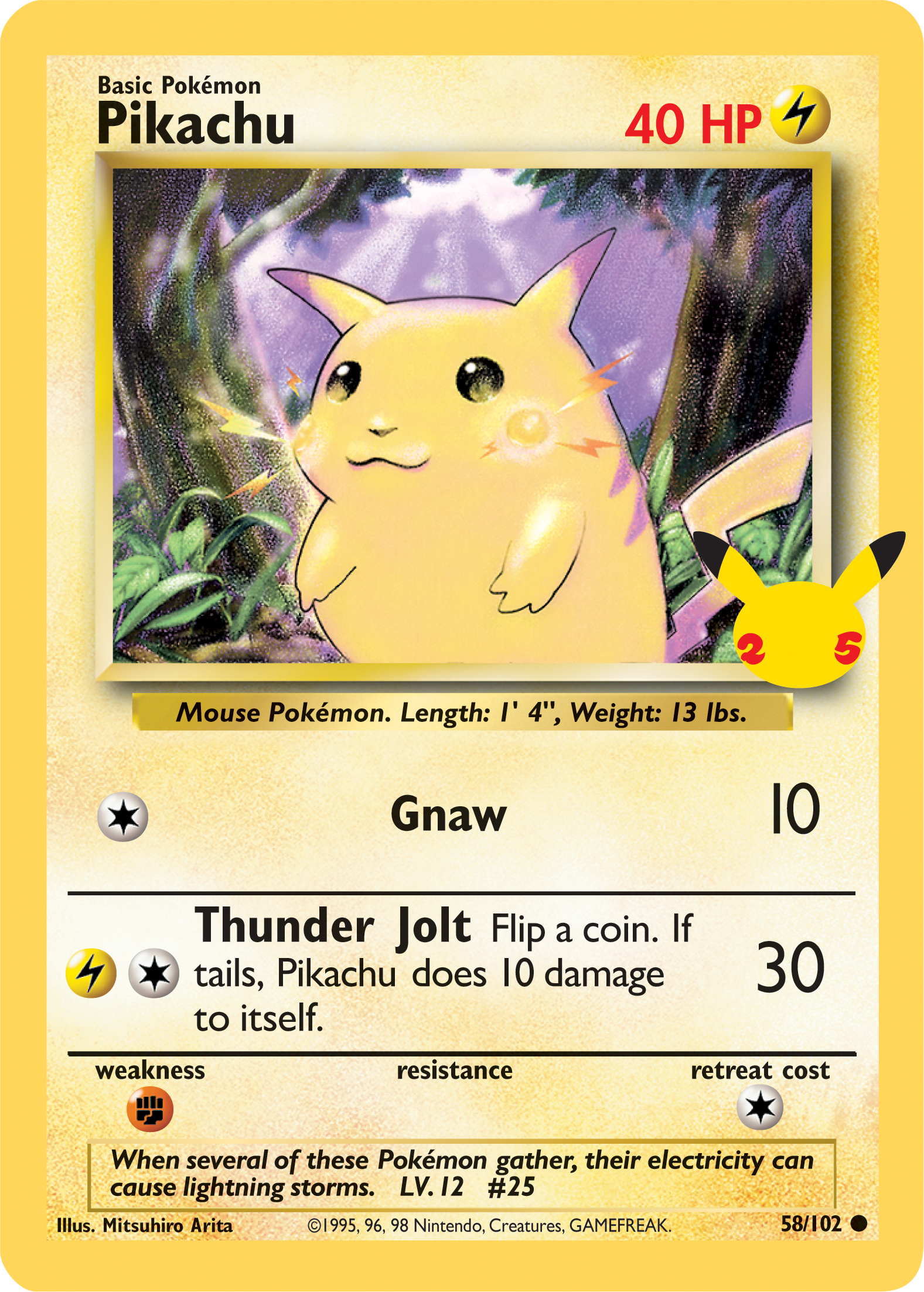 Pikachu (58/102) (Jumbo Card) [First Partner Pack] | Card Merchant Takapuna