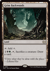 Grim Backwoods [Duskmourn: House of Horror Commander] | Card Merchant Takapuna