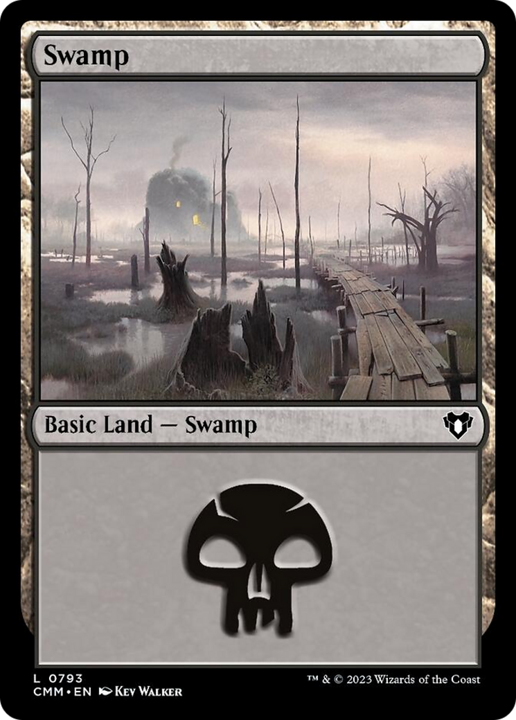 Swamp (793) [Commander Masters] | Card Merchant Takapuna