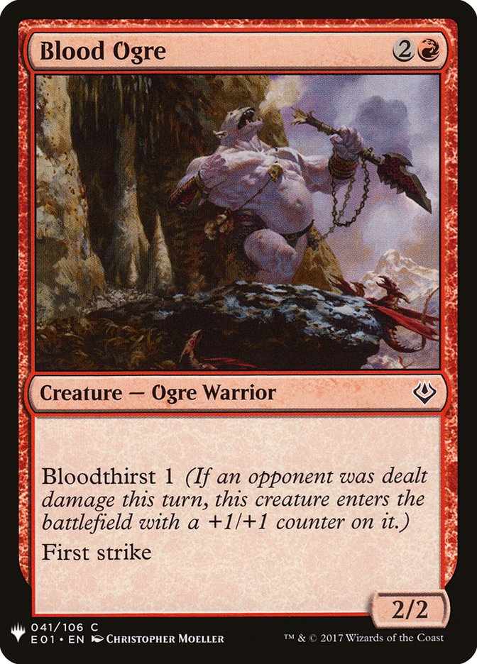 Blood Ogre [Mystery Booster] | Card Merchant Takapuna